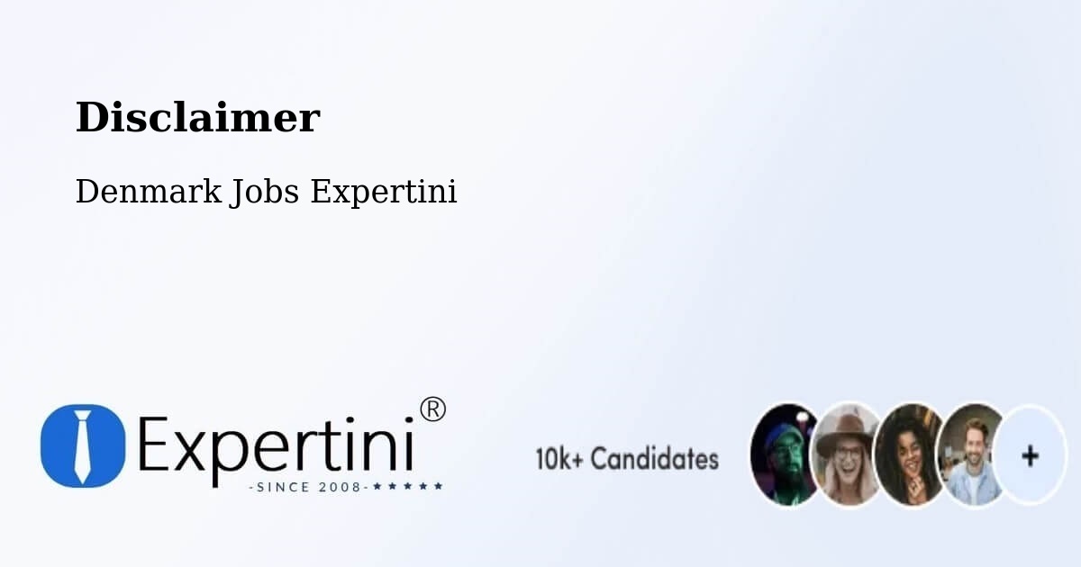 Disclaimer – Viborg - Denmark Jobs Expertini